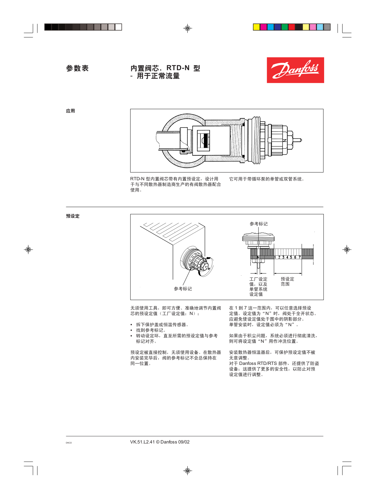 Danfoss RTD-N Data sheet