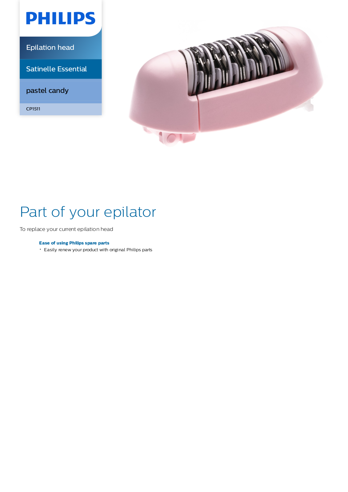 Philips CP1511/01 leaflet - ManualMachine.com