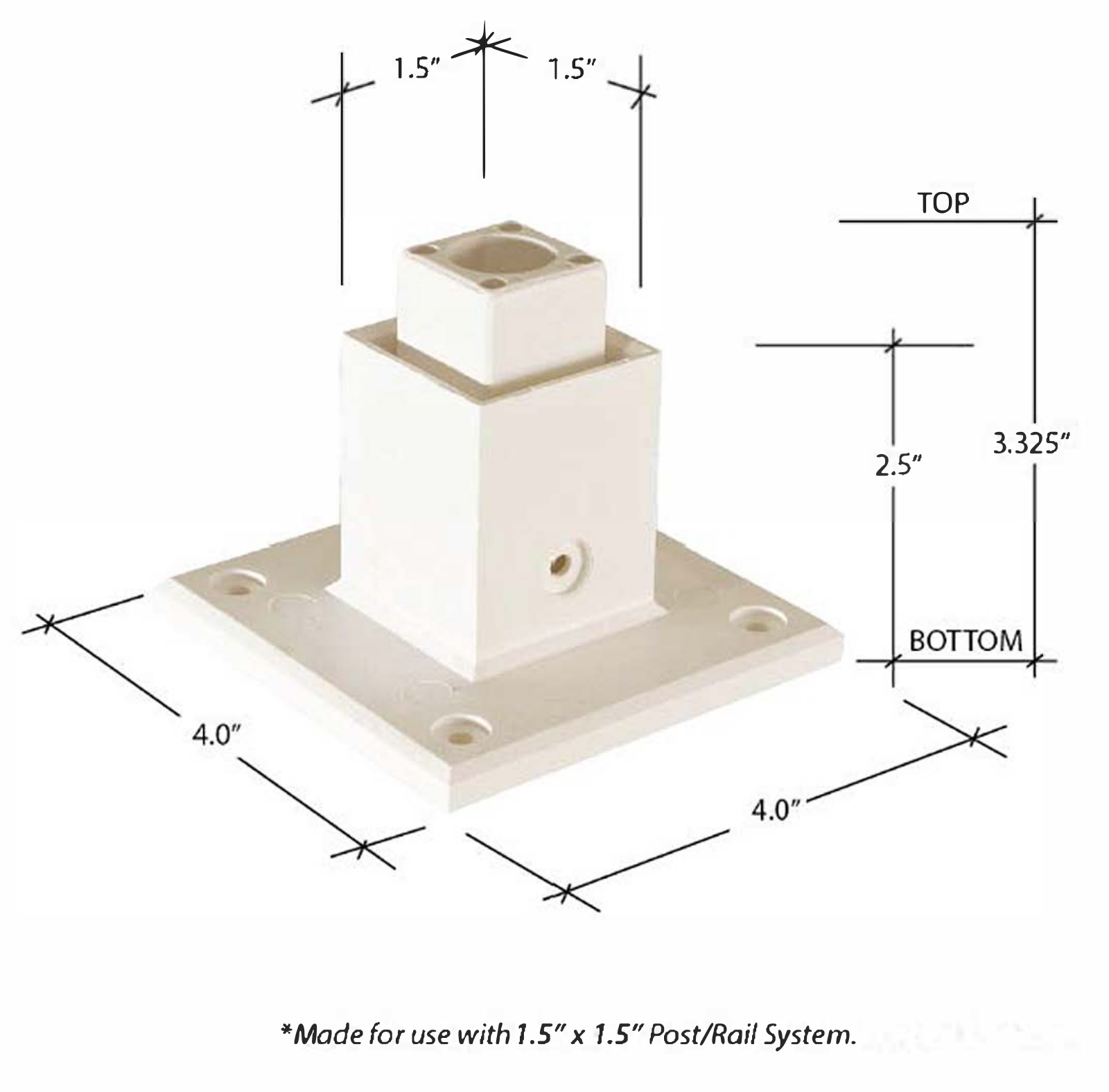 SnapFence SNPF1104 Dimensions - ManualMachine.com