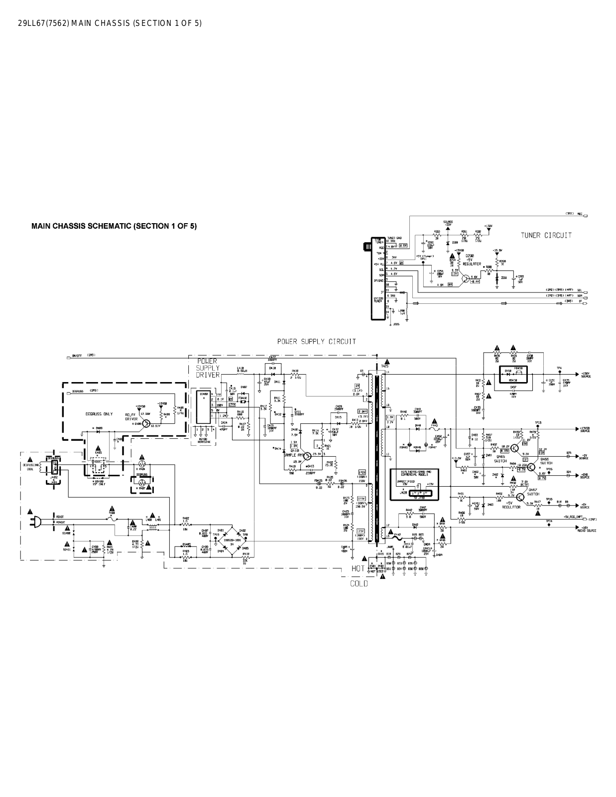 Philips 29LL67 Schematic