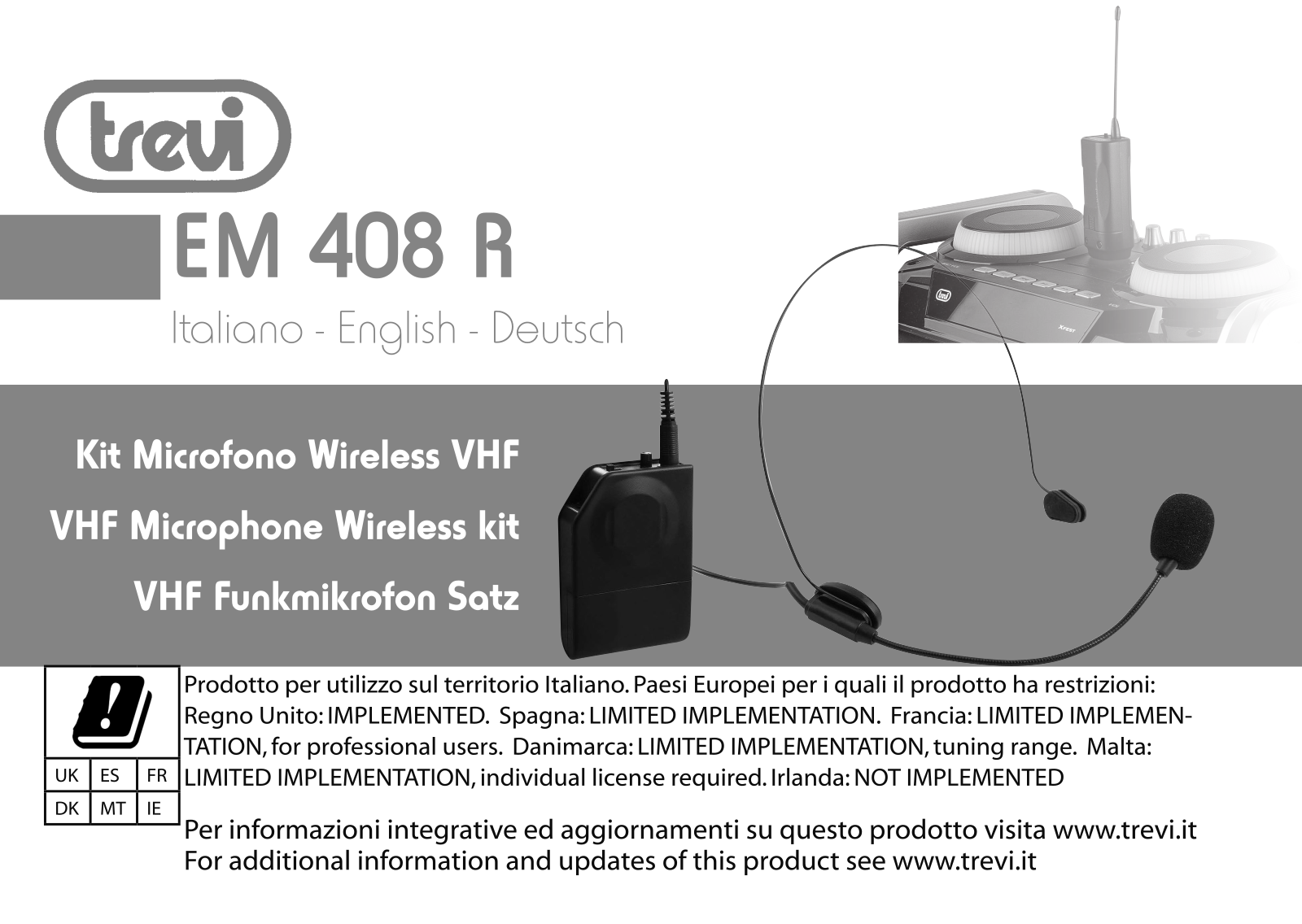 Trevi EM 408 R User guide - ManualMachine.com