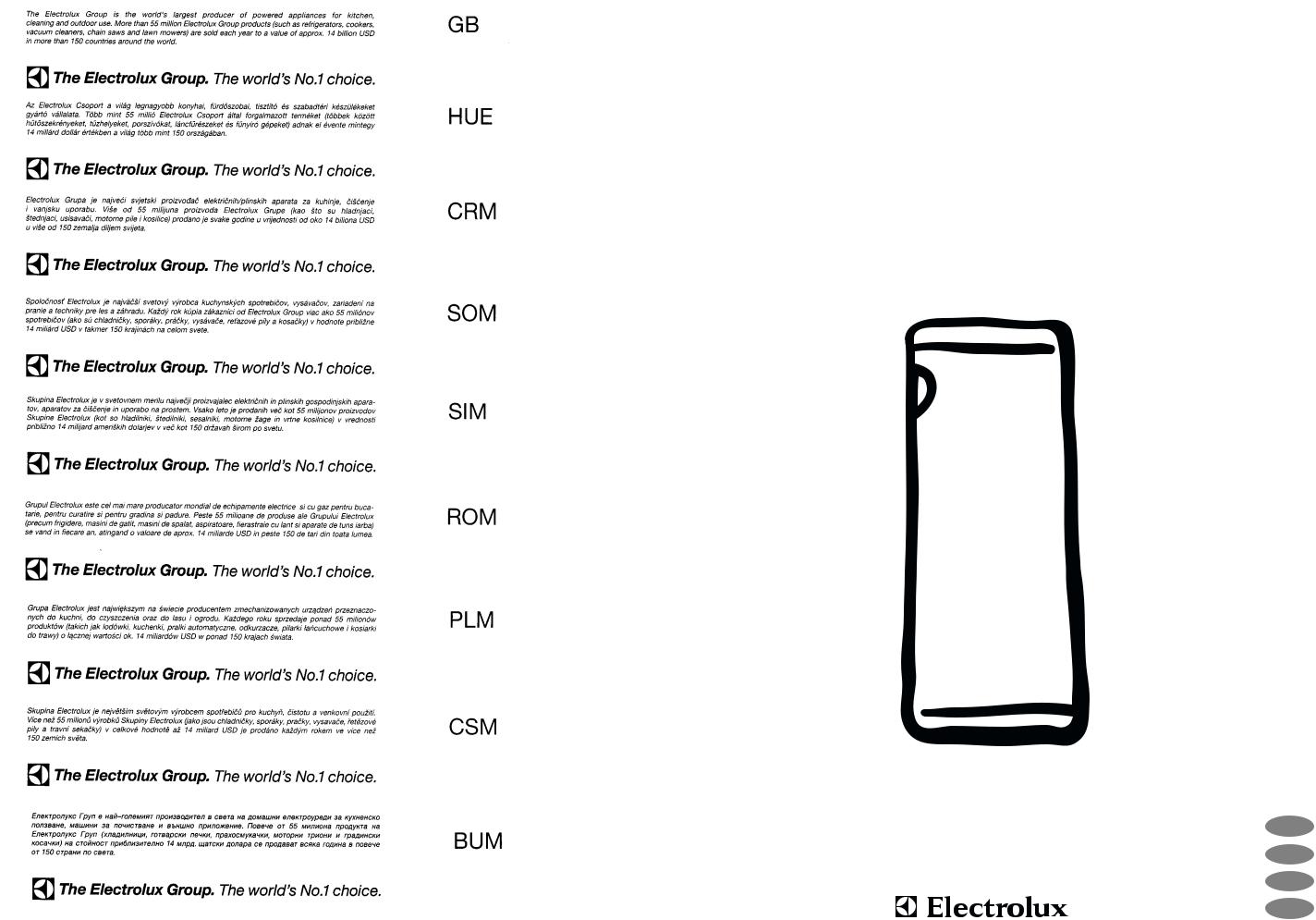 Electrolux ERC 2521 User Manual