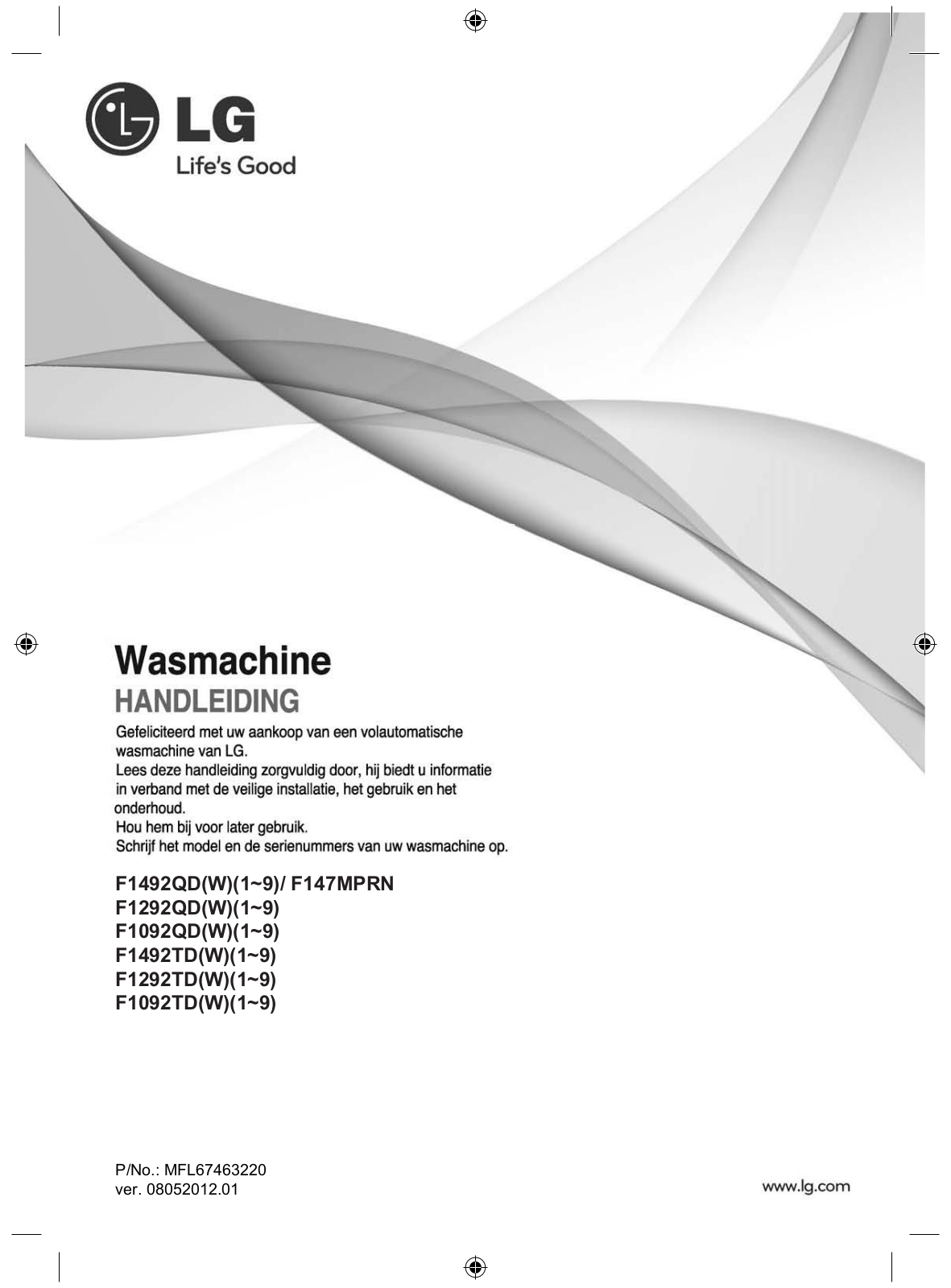 LG F147MPRN User manual