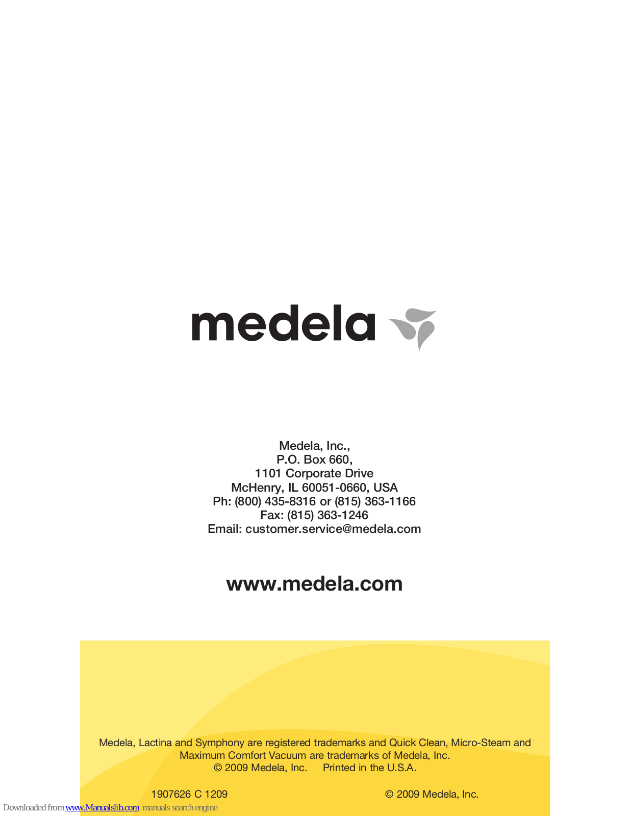 Medela lactrina Instruction Manual