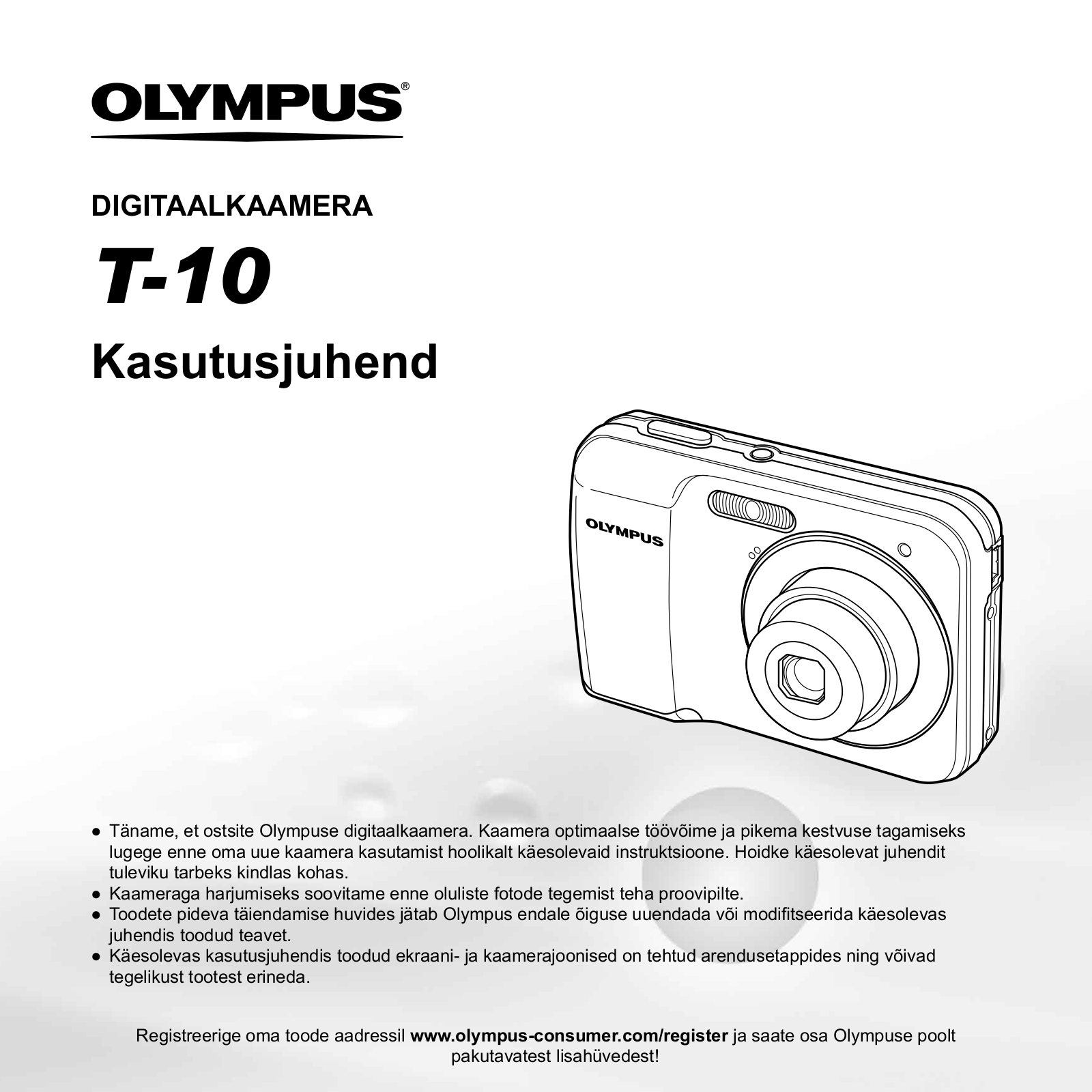 OLYMPUS T-10 User Manual