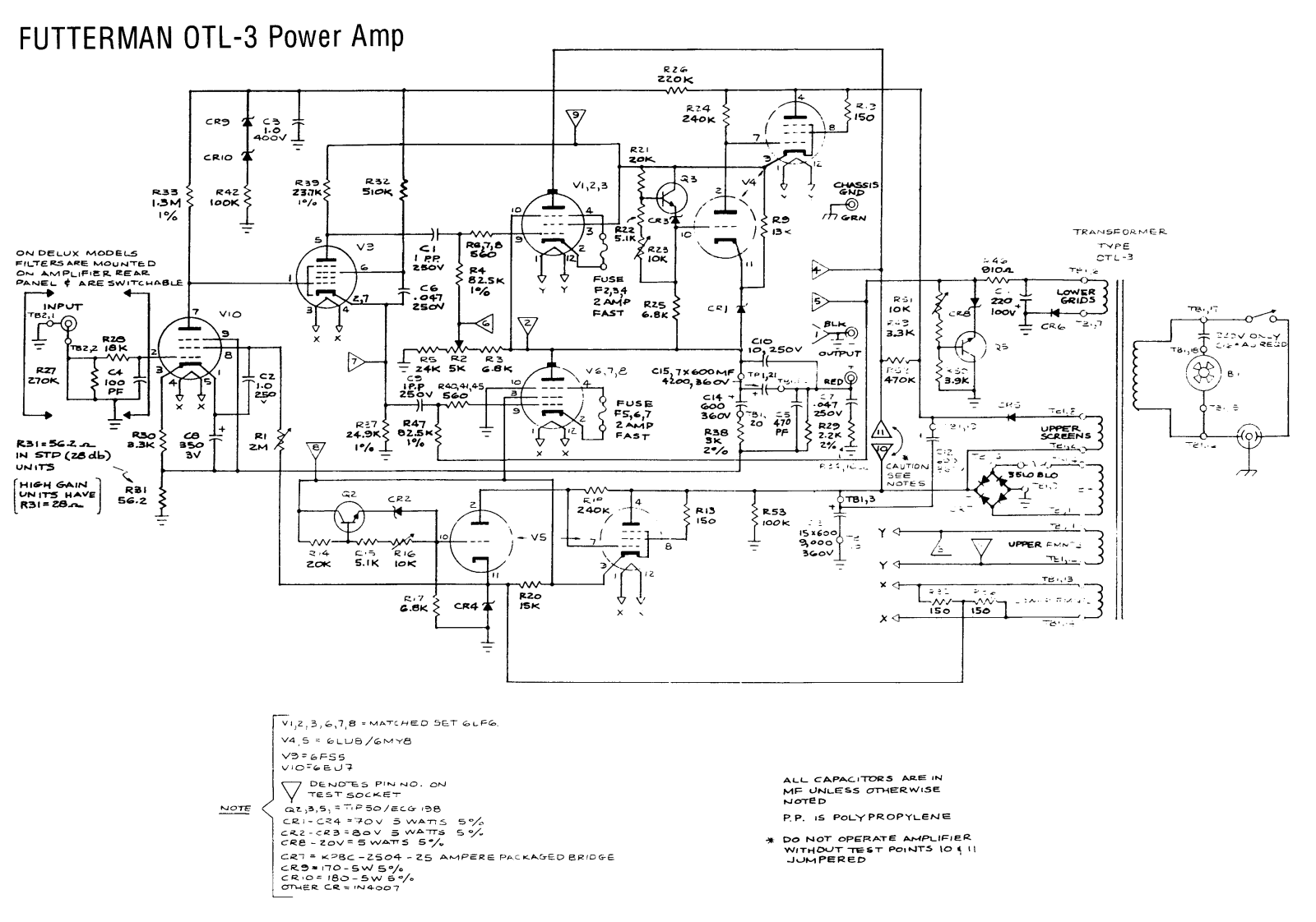 Futterman otl 3 schematic