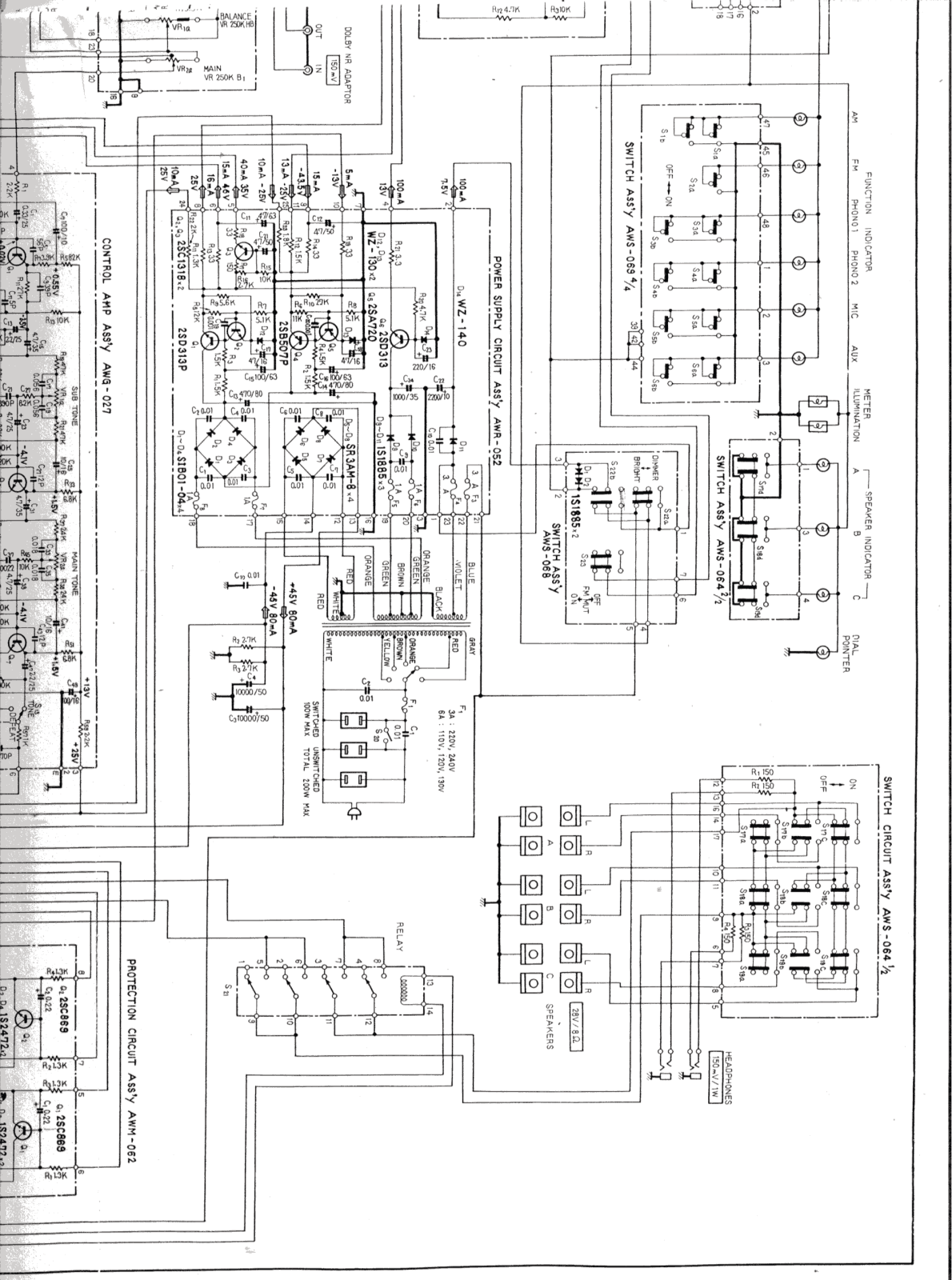 Pioneer SX-9930 Schematic