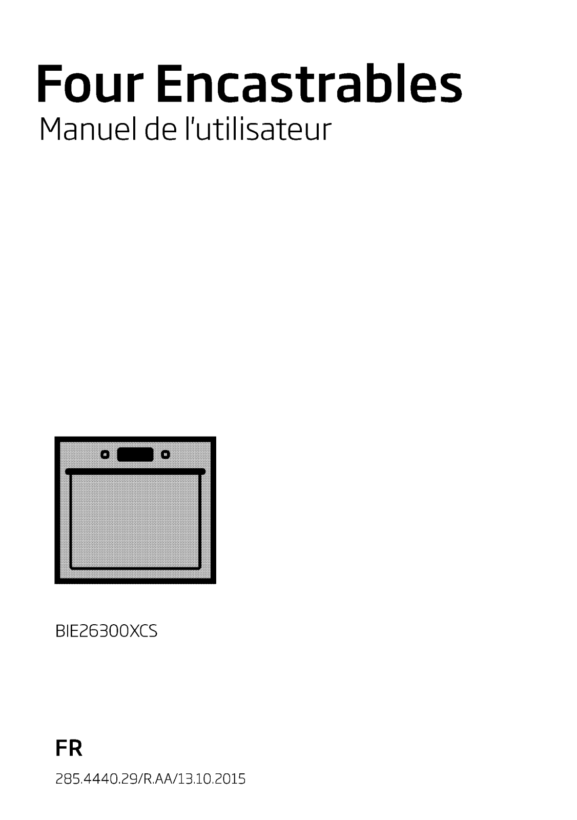 Beko BIE25300XCS User manual