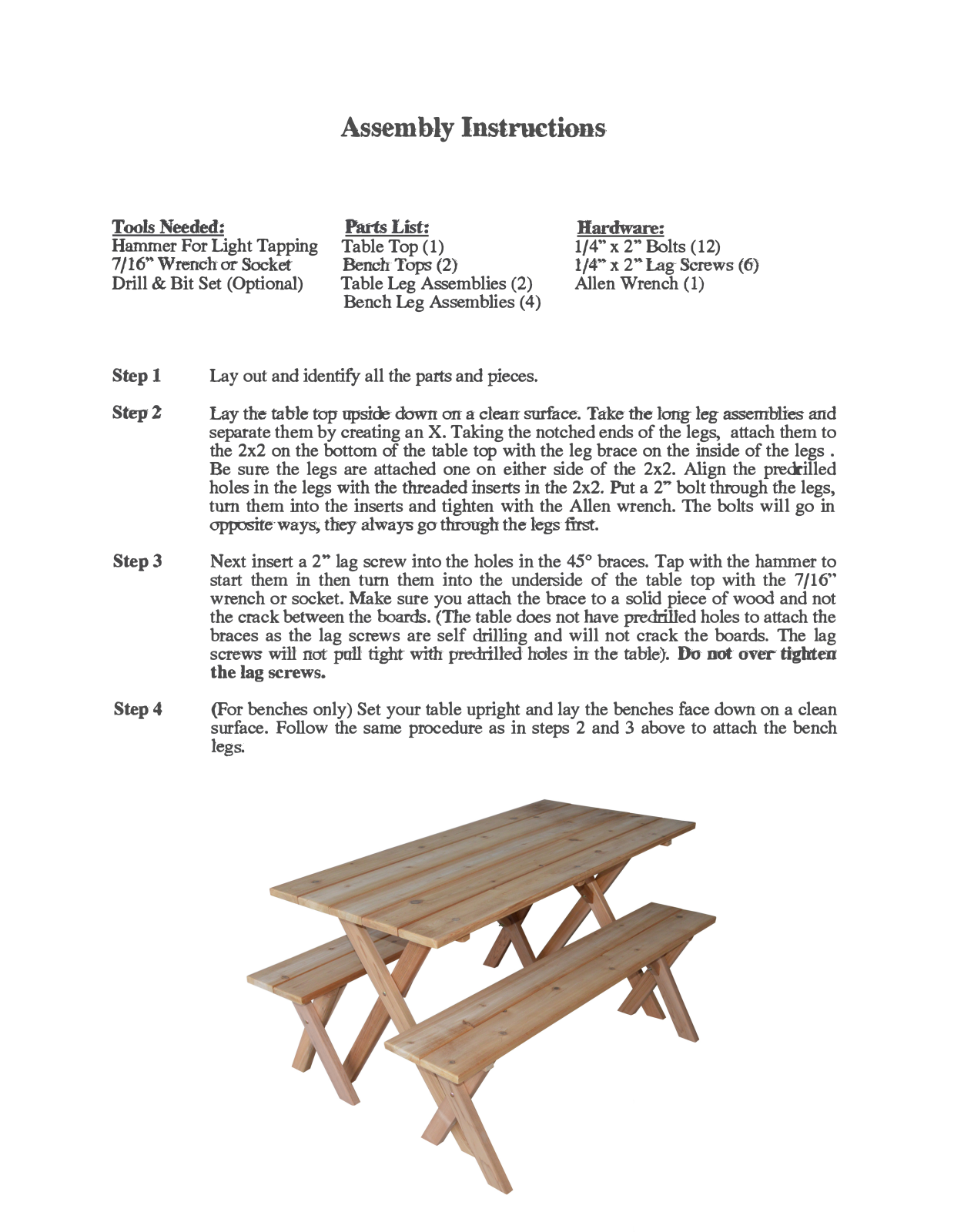 Loon Peak W001637375 Installation & Assembly - ManualMachine.com