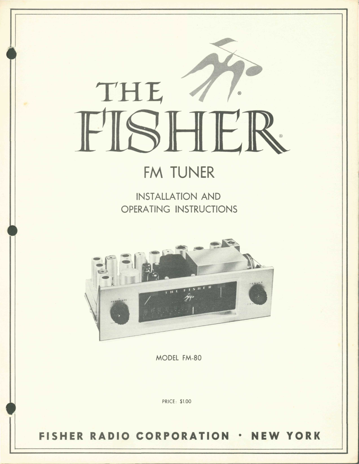 Fisher FM-80 Owners Manual