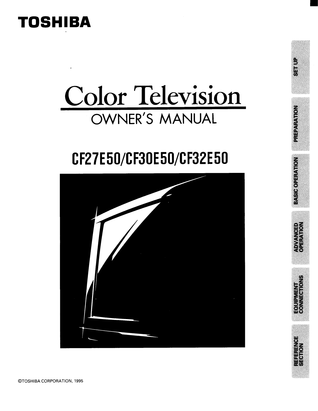 Toshiba CF30E50, CF32E50, CF27E50 User Manual