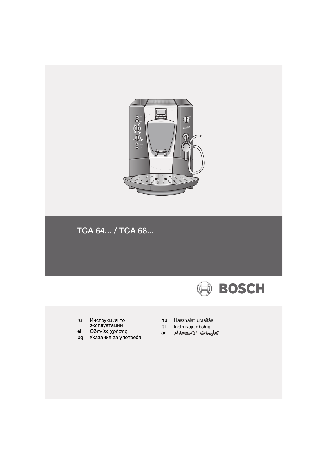 Bosch TCA 6801 User Manual