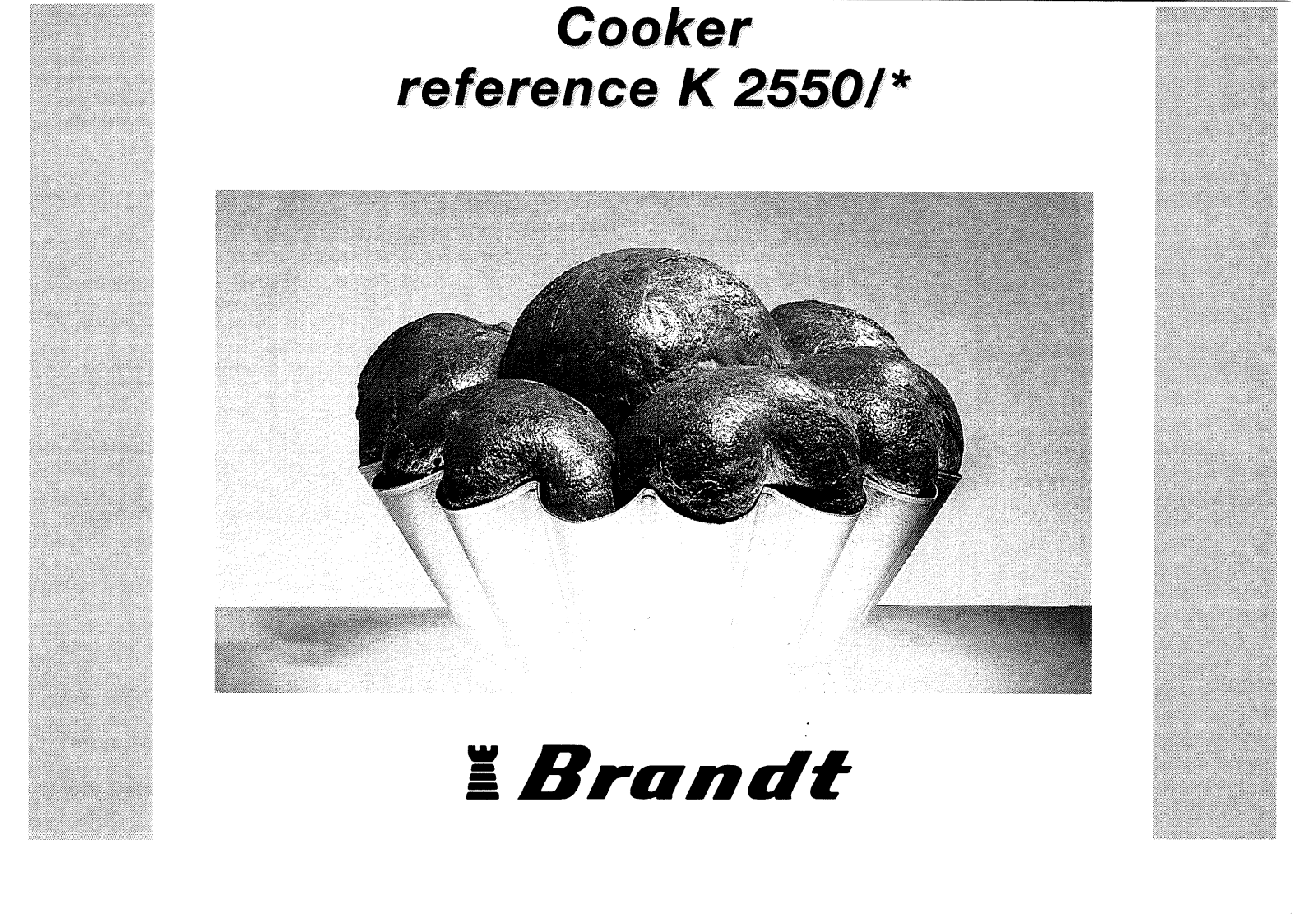 BRANDT K2550 User Manual