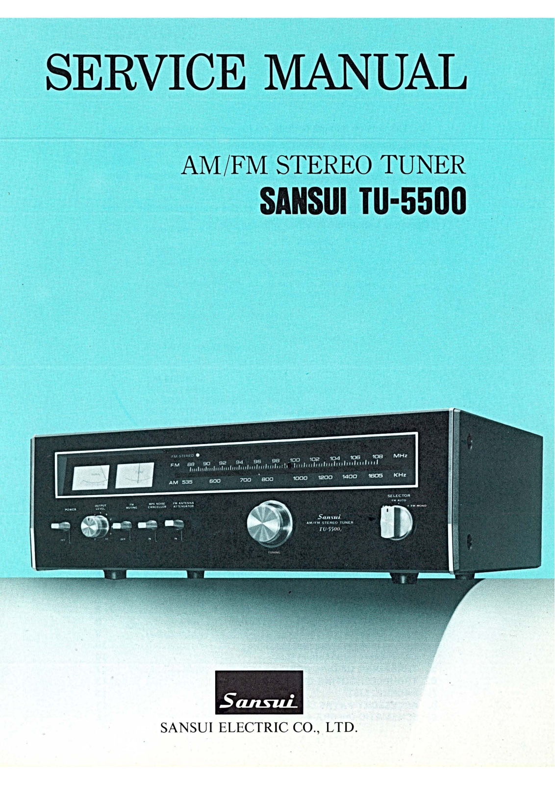 Sansui TU-5500 Service Manual