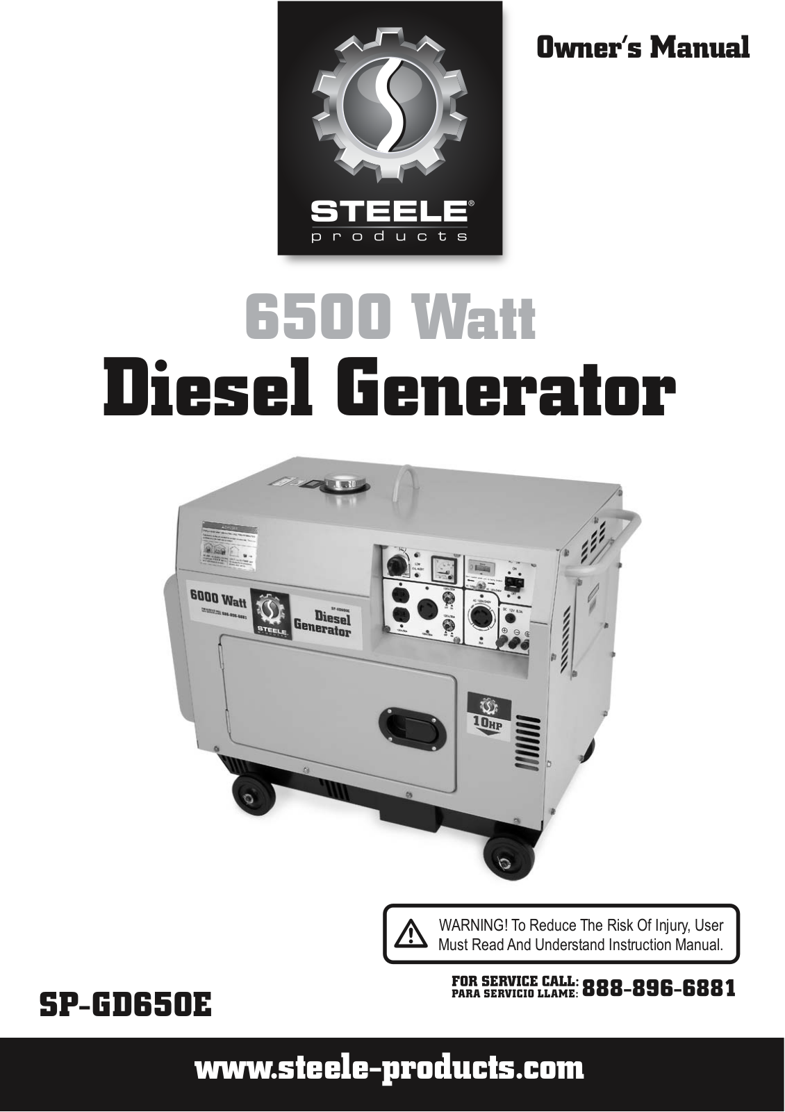 Steele Products SP-GD650E User Manual