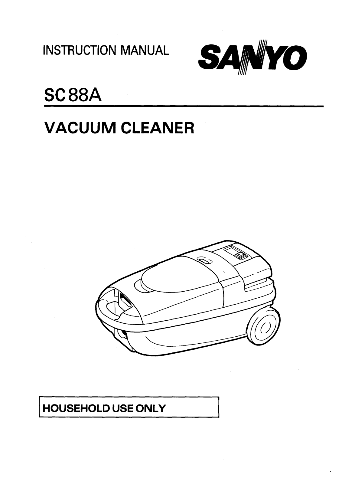 Sanyo SC-88A Instruction Manual