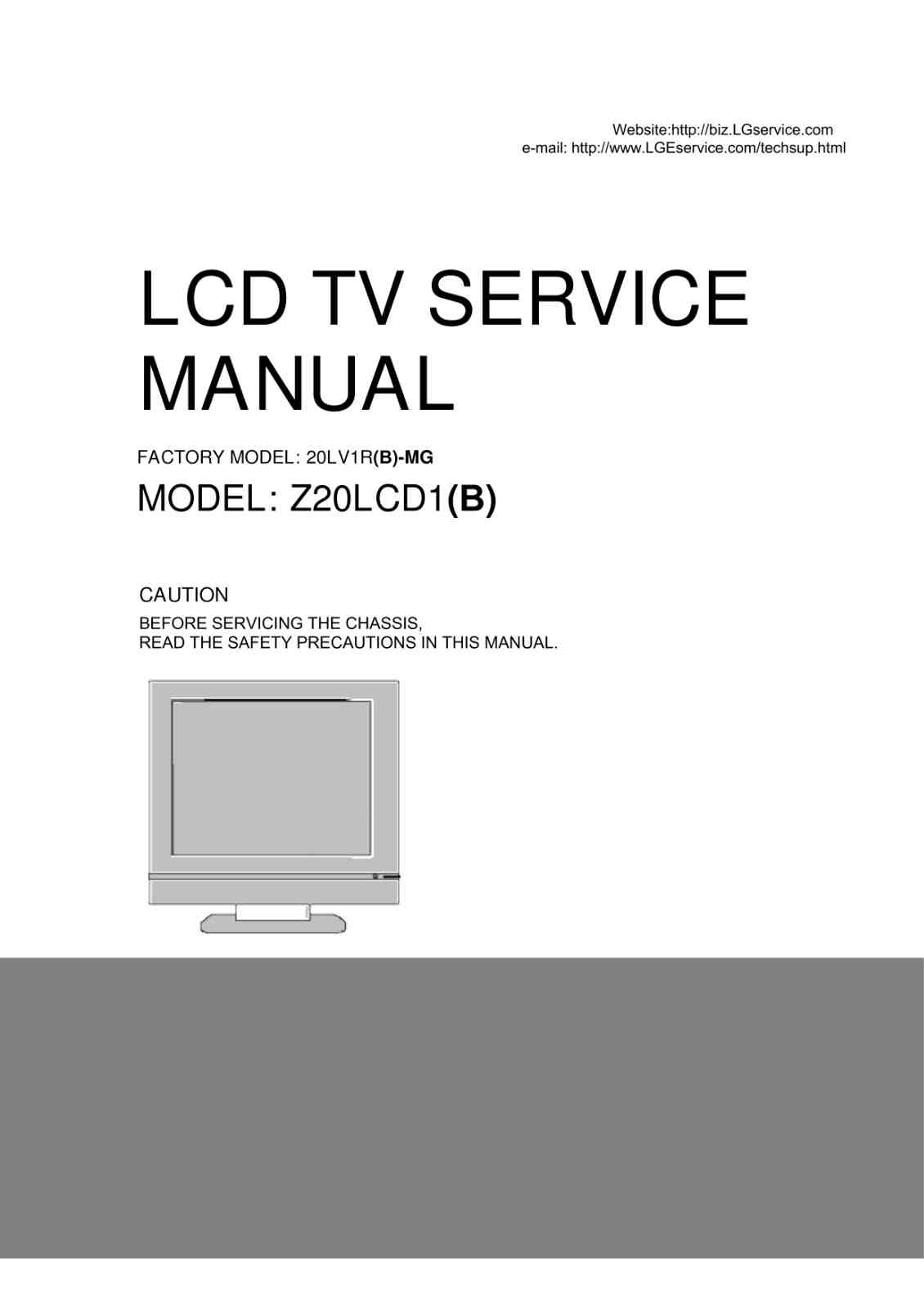 LG Z20LCD1-B Schematic