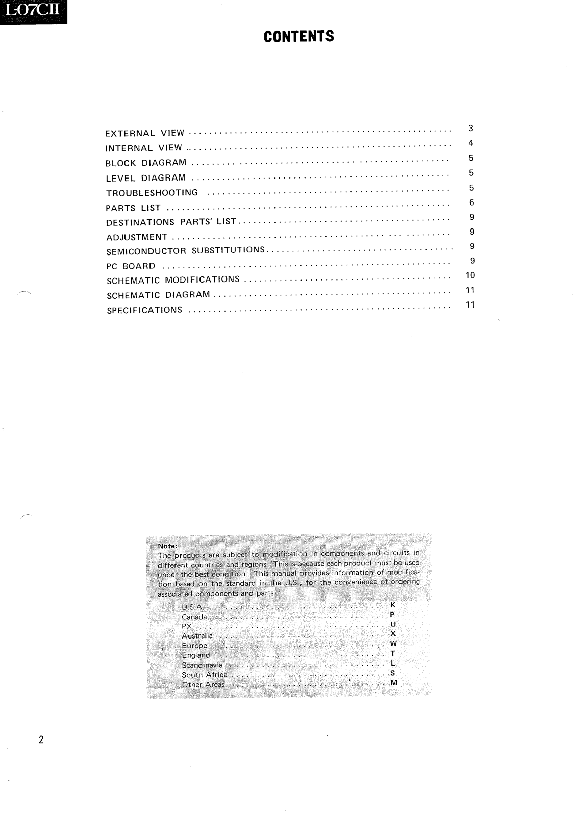 Kenwood L-O7-C-Mk2 Service Manual