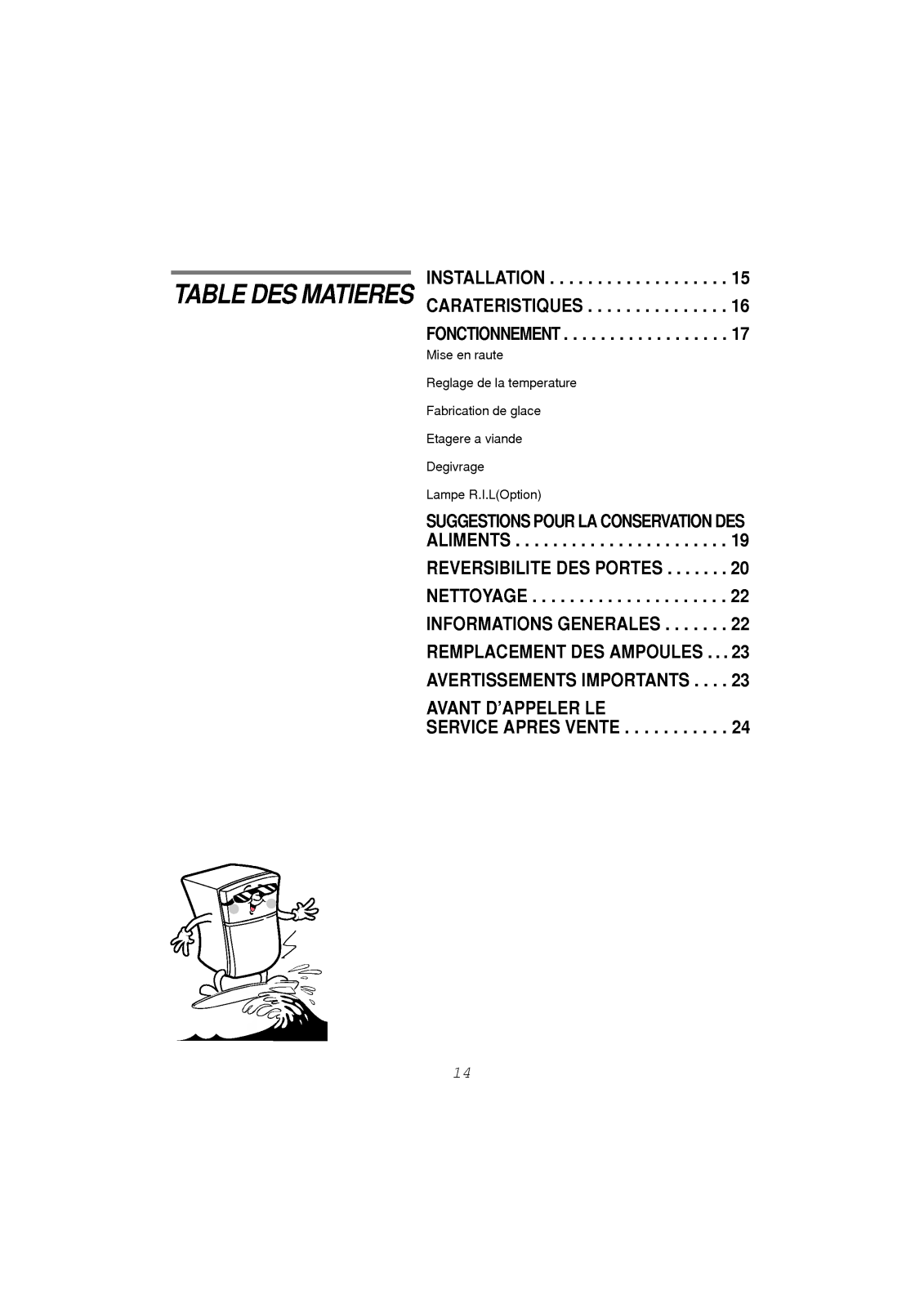 LG GR-242MF, GR-282MF User Manual