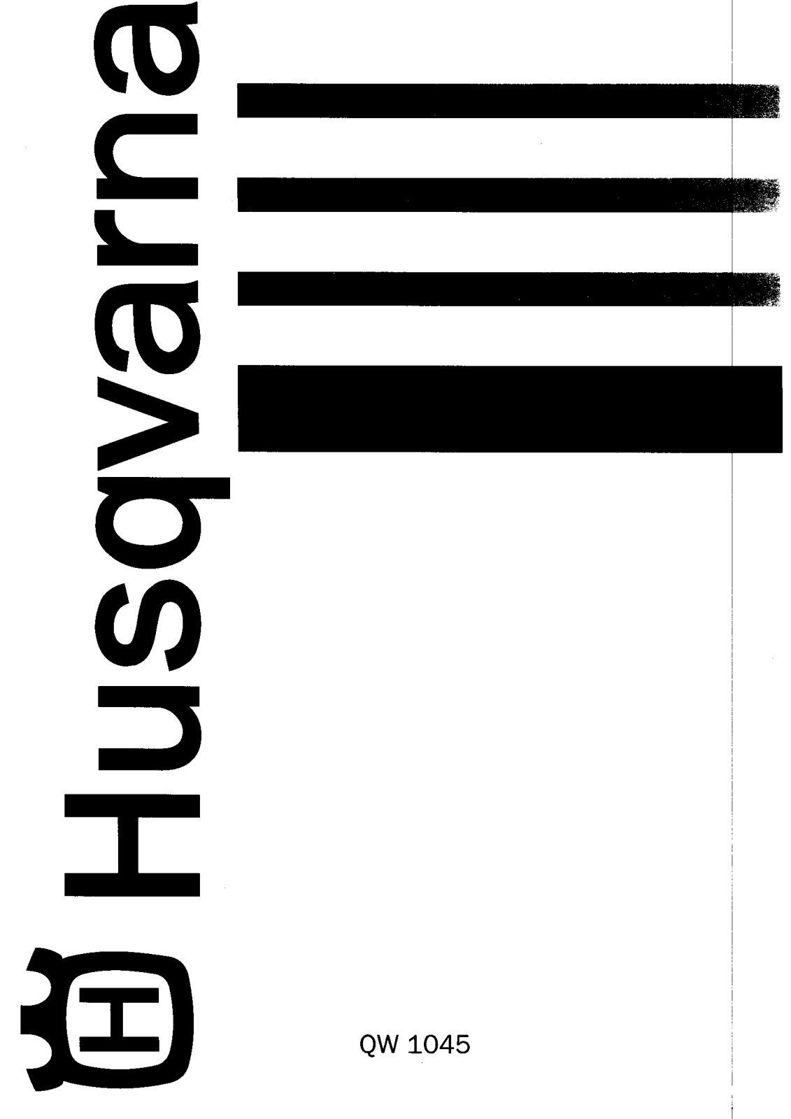 Husqvarna QW1045 User Manual