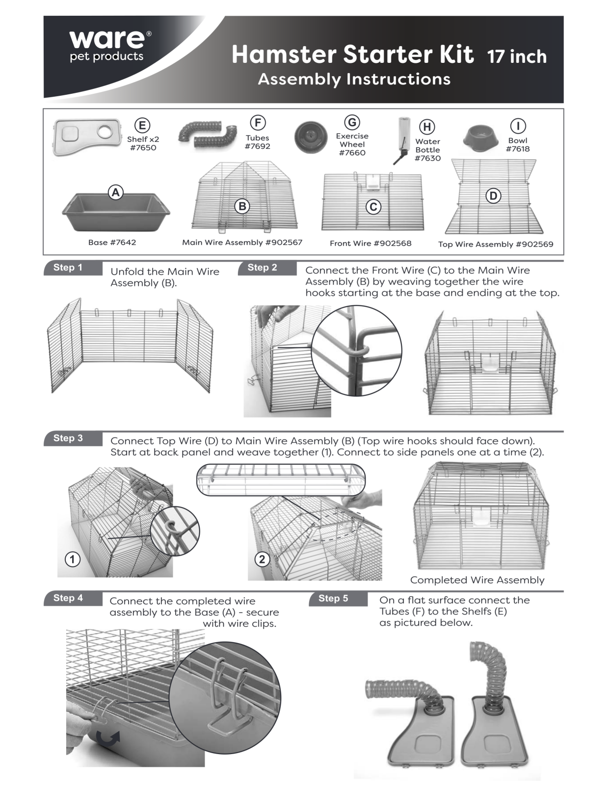 Ware Pet Products WFG10028 Installation & Assembly - ManualMachine.com