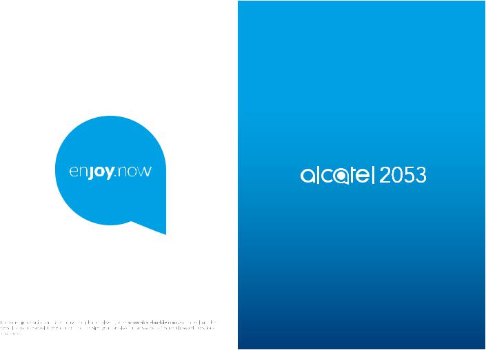 Alcatel 2053D, 2053X User Manual