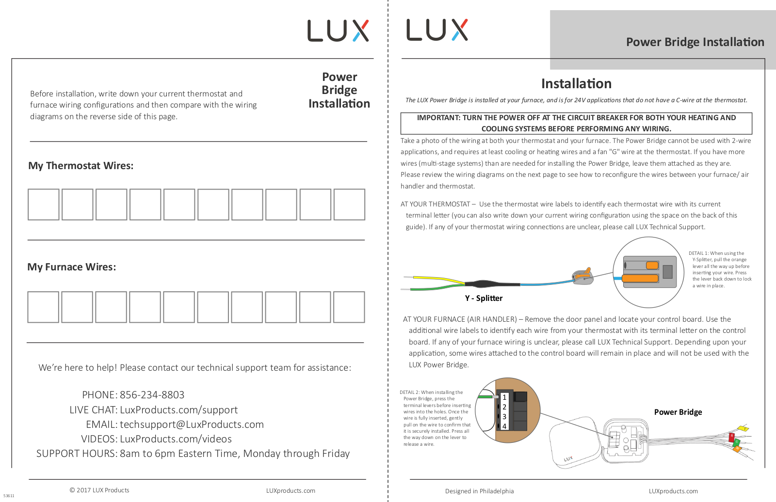 Lux Power Bridge User Manual