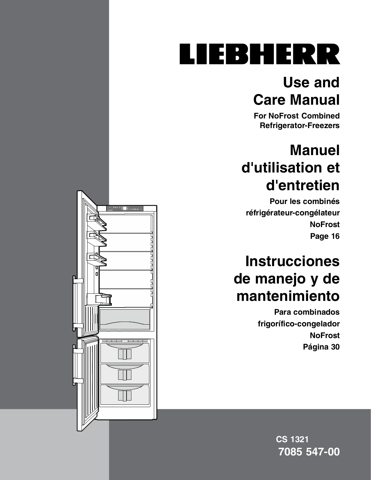 Liebherr CS1321 User Manual