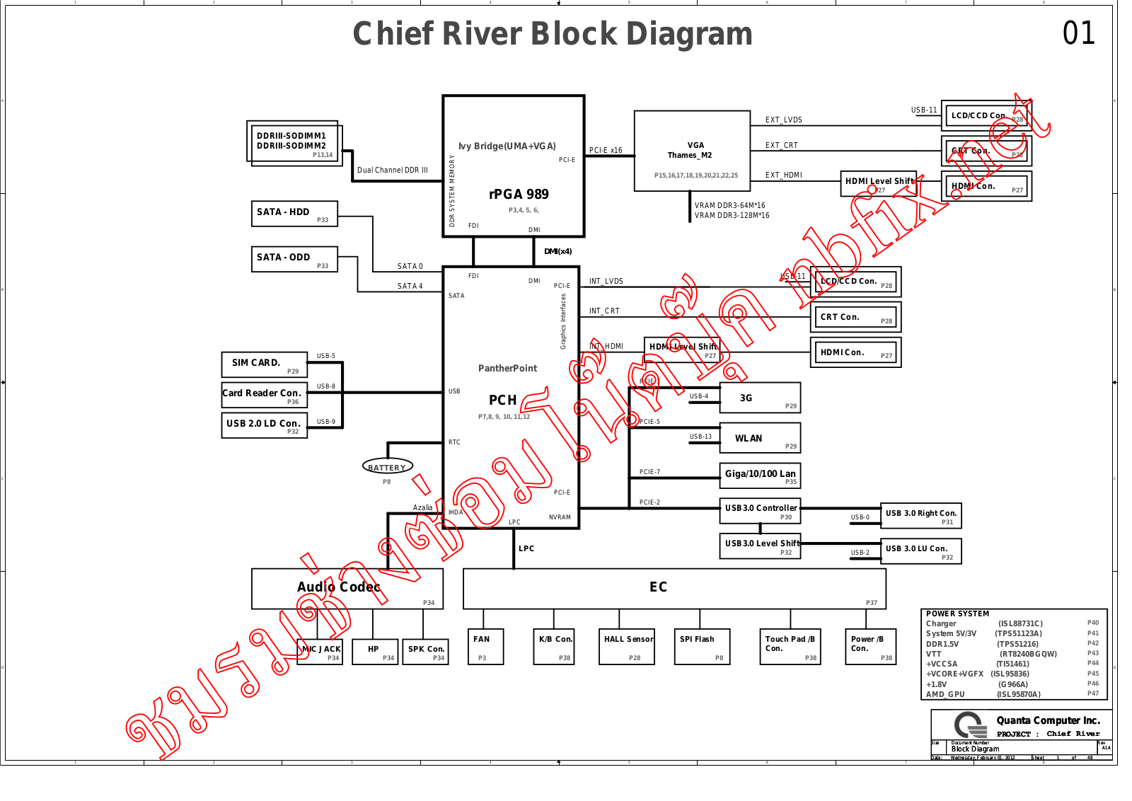 Toshiba c840, m840 Schematics