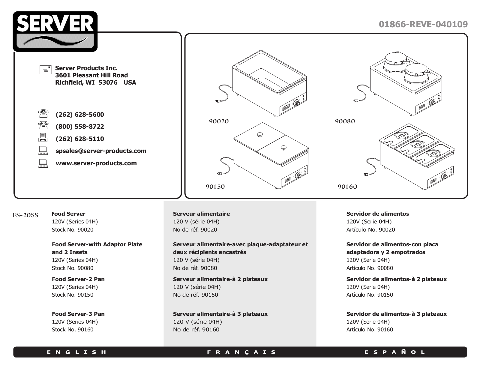 Server Products 90080 User Manual