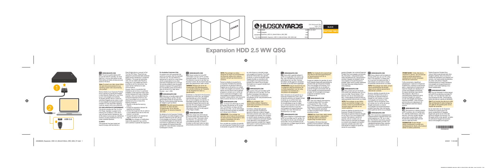 Seagate Expansion Quick Start Guide