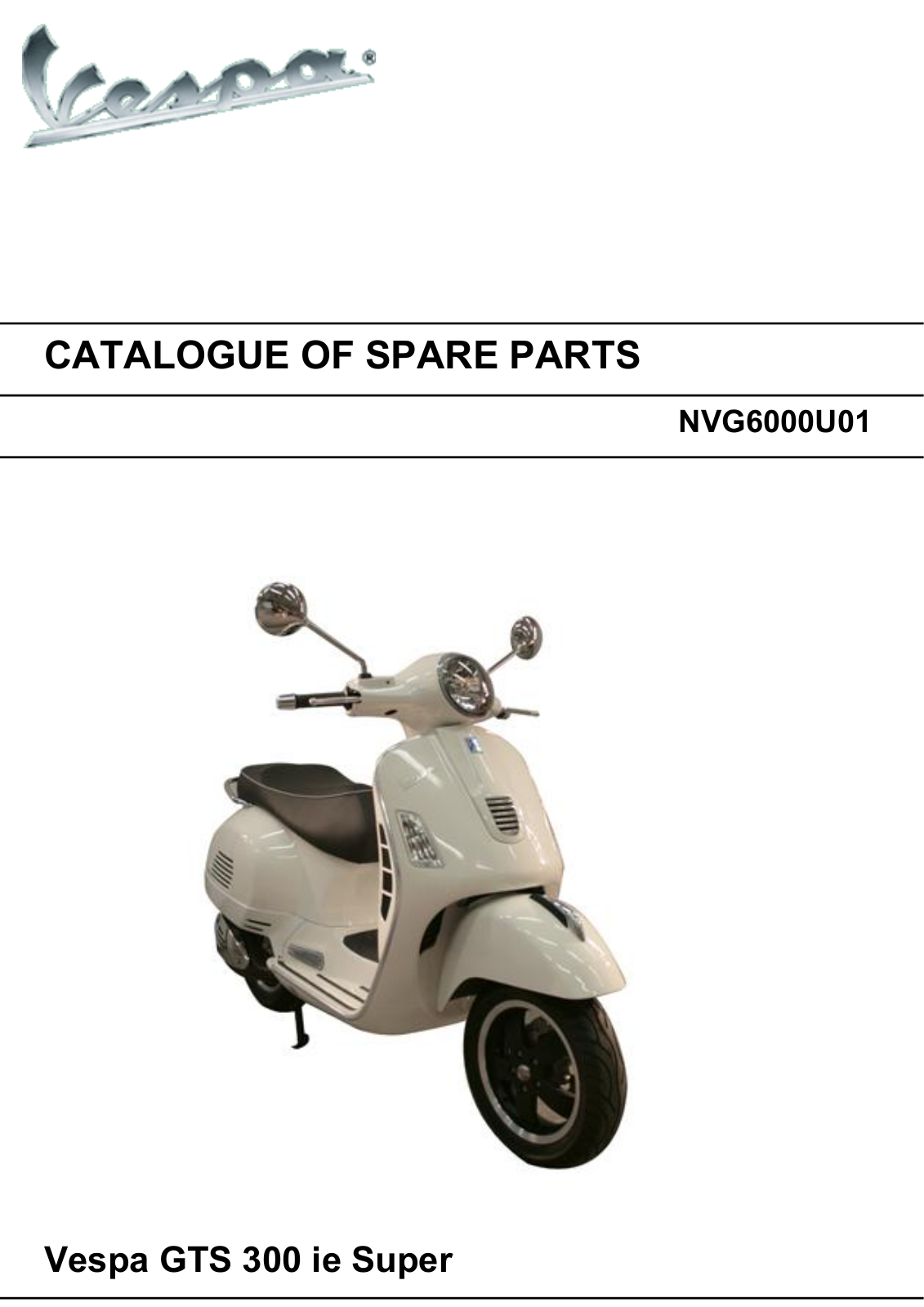 Vespa GTS300 Diagram