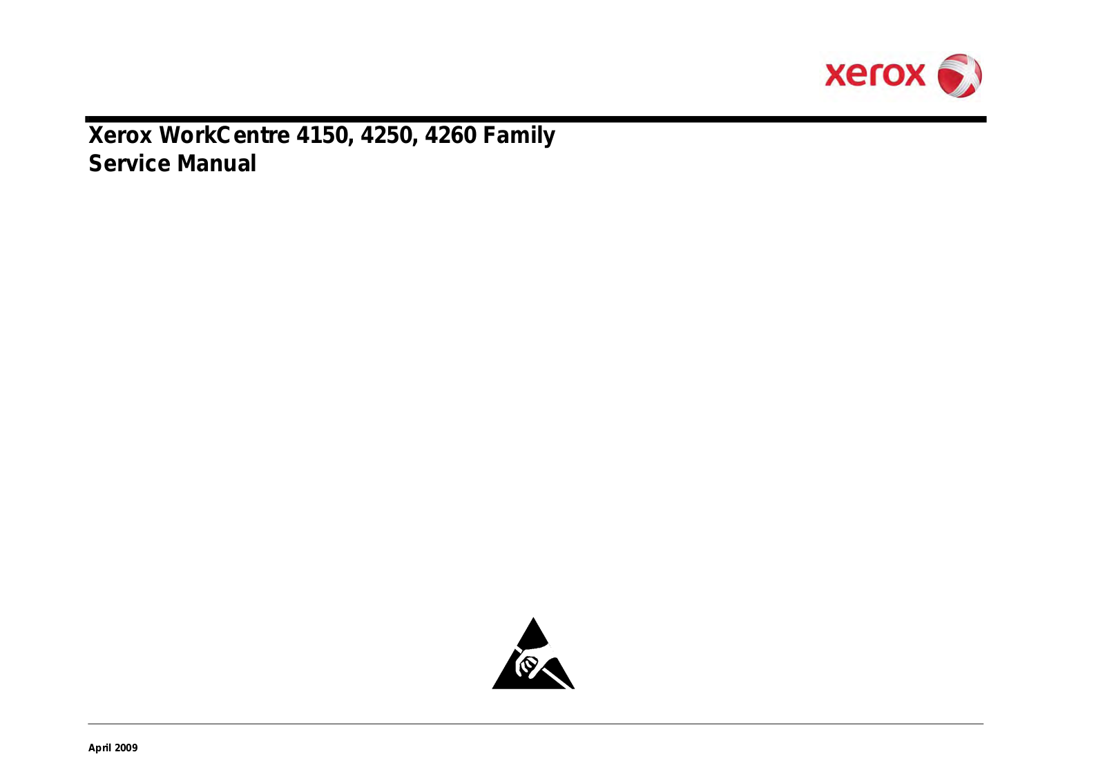 Xerox 4150, 4260, 4250 Service Manual