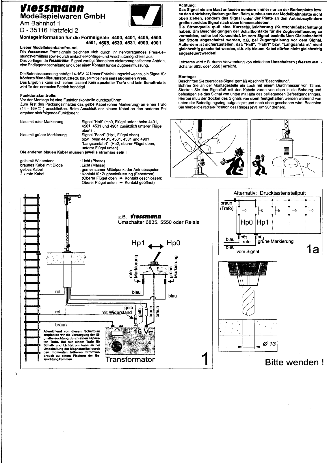 Viessmann 4900 User guide