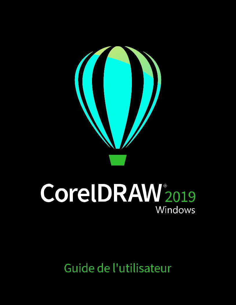 COREL Corel Draw 2019 Manuel de l’utilisateur