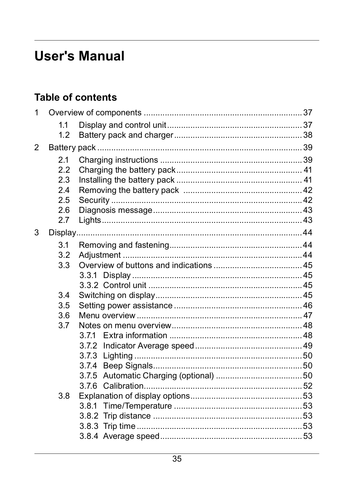 Koga E-Deluxe User Manual