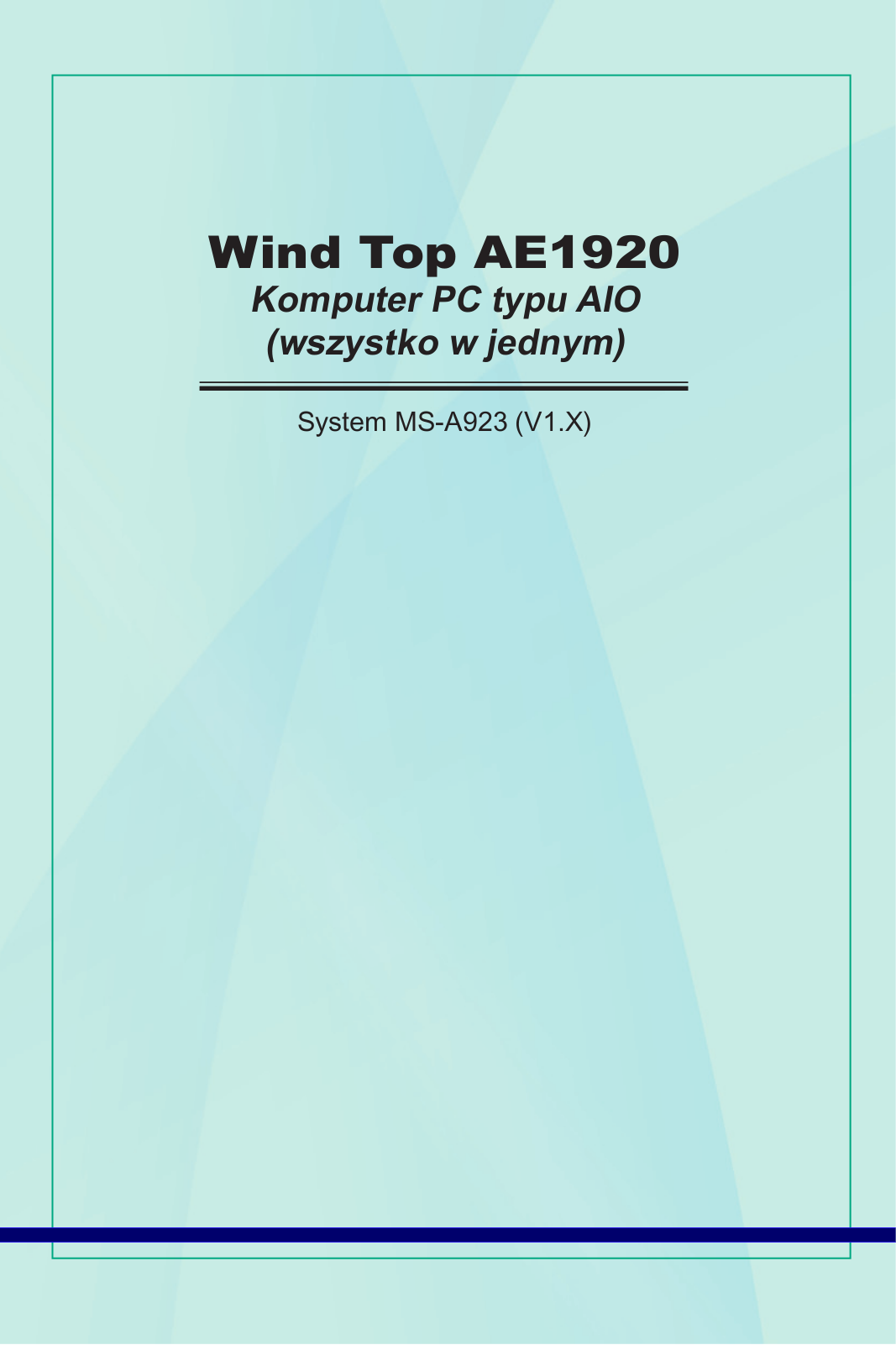 Msi WIND TOP AE1920 User Manual