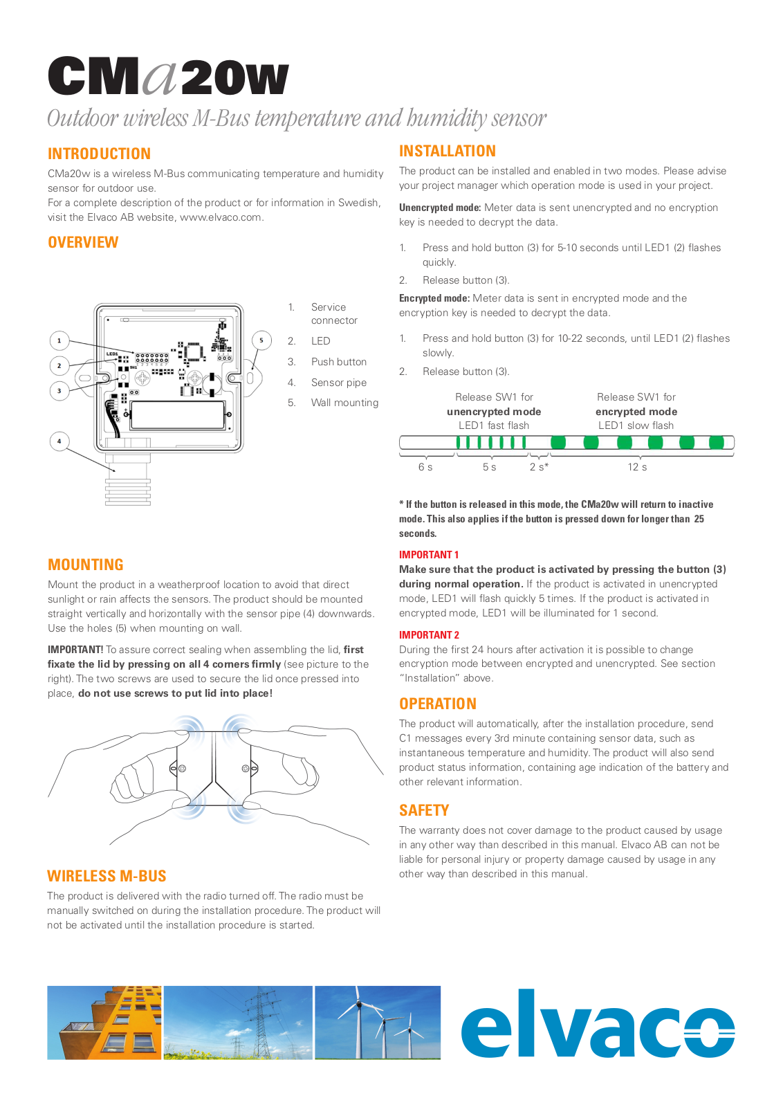 Elvaco CMa20w Quick Start Manual - ManualMachine.com