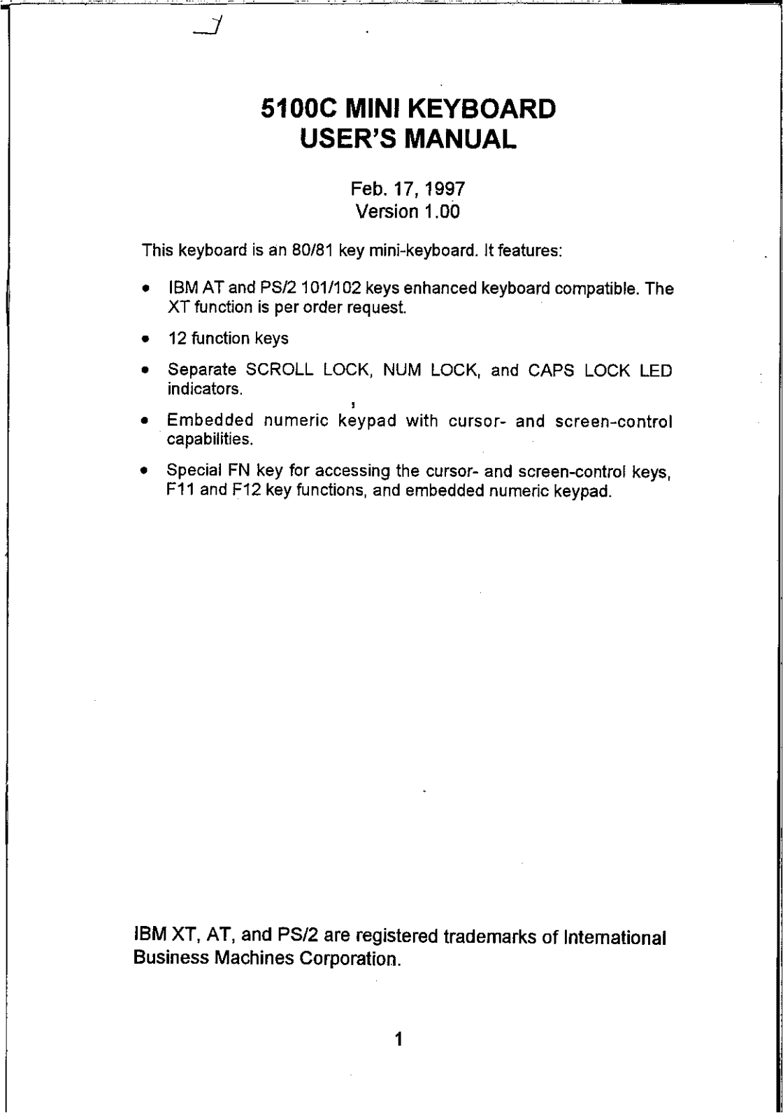 BTC 5100C User Manual