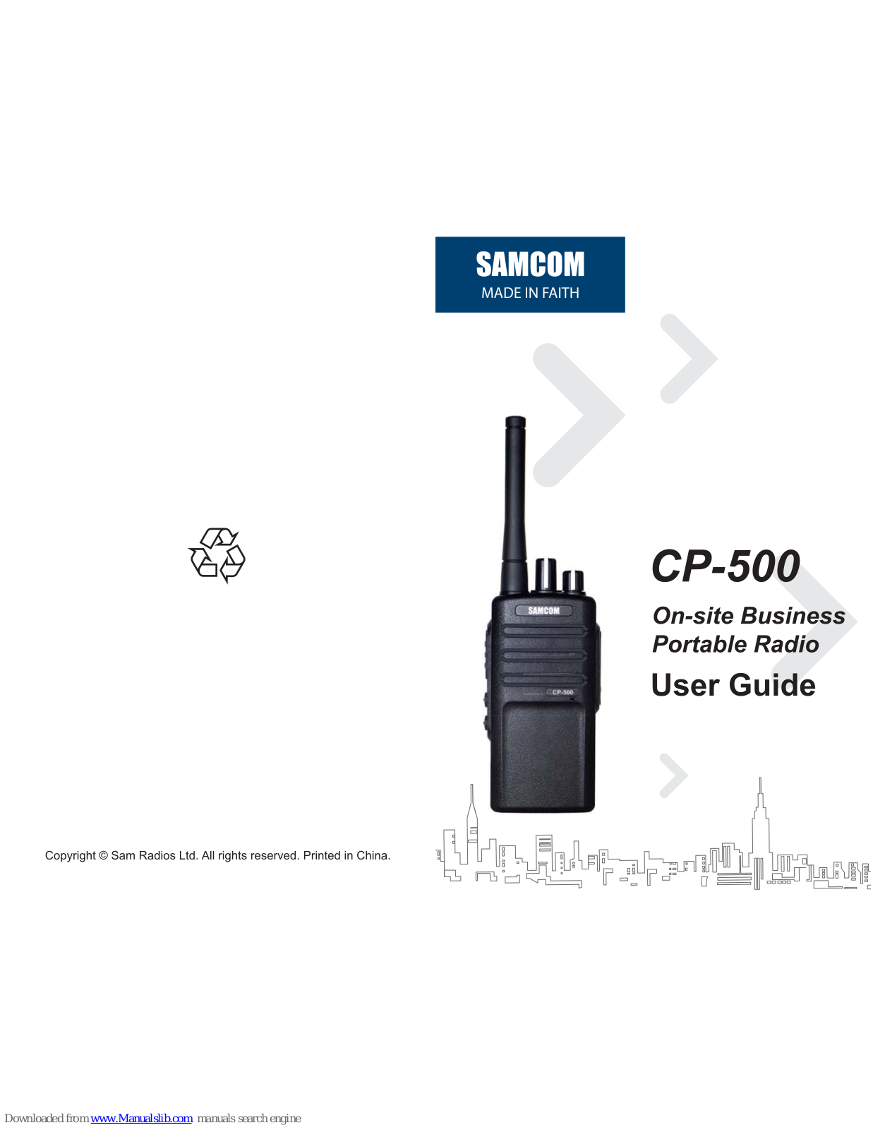 Samcon CP-500 User Manual - ManualMachine.com
