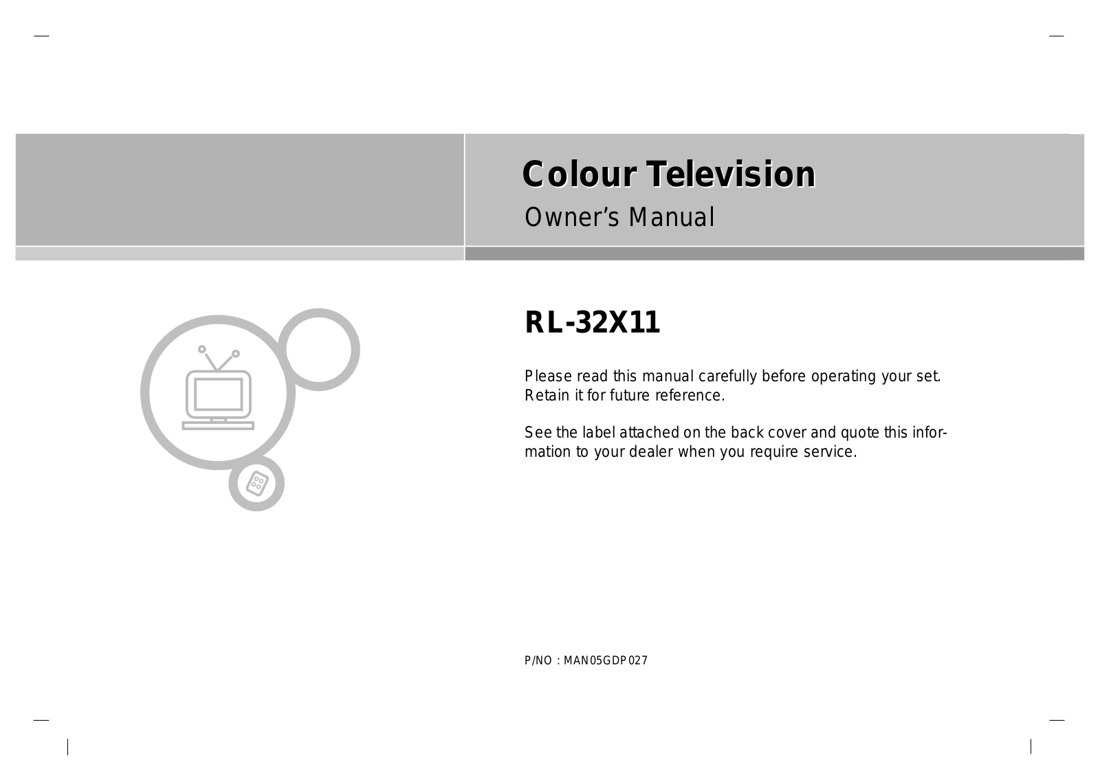 Rolsen RL-32X11 User Manual