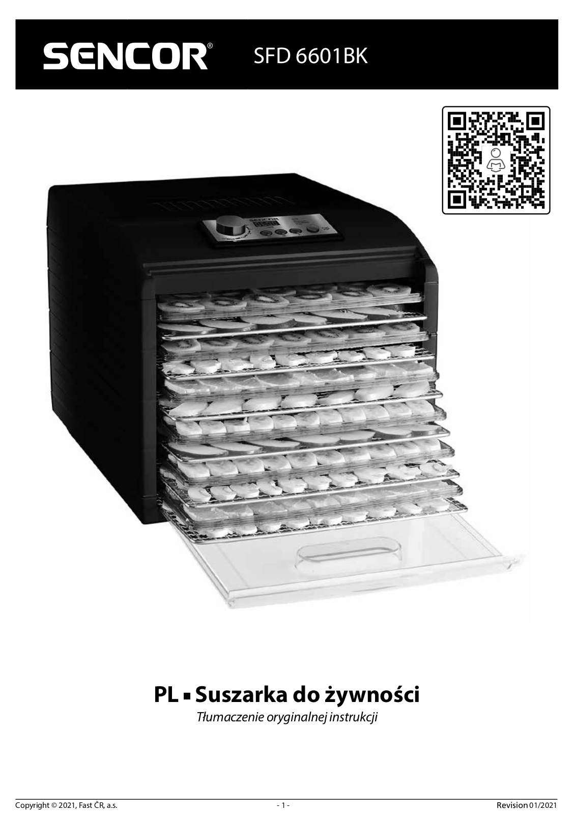 SENCOR SFD 6601BK User guide - ManualMachine.com