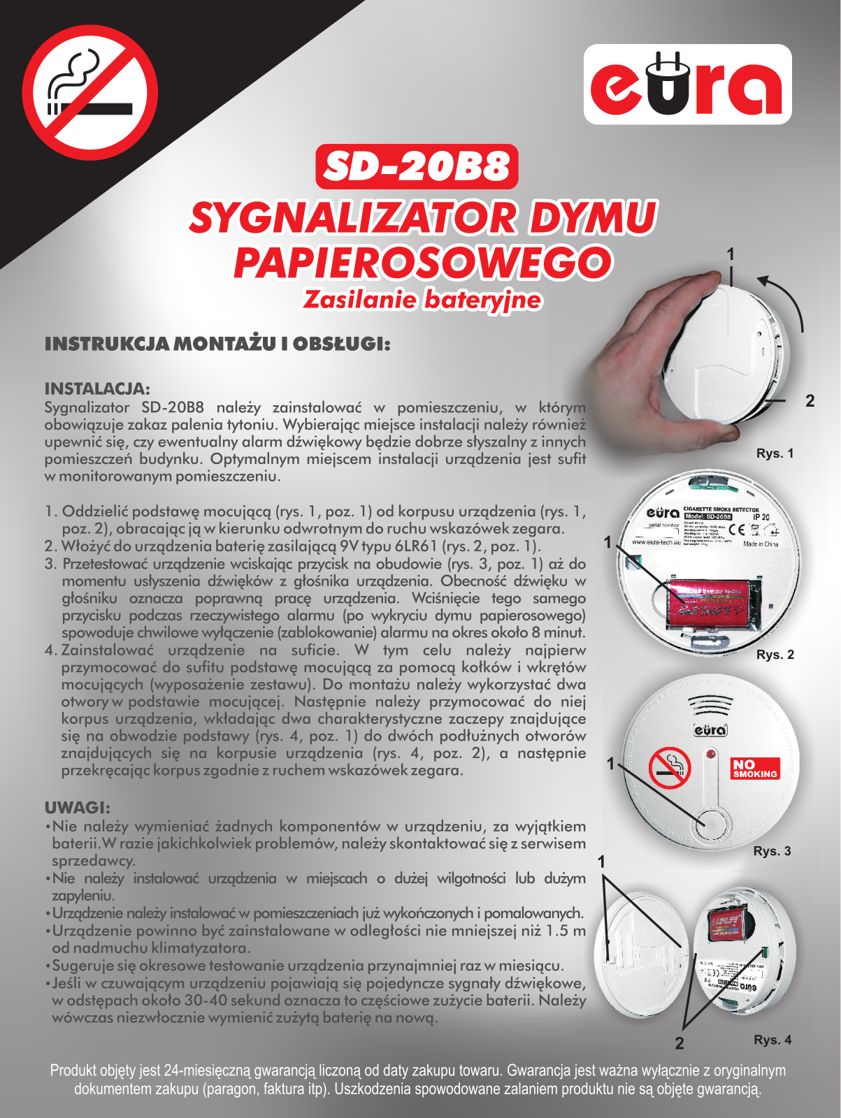 EURA SD-20B8 User guide - ManualMachine.com
