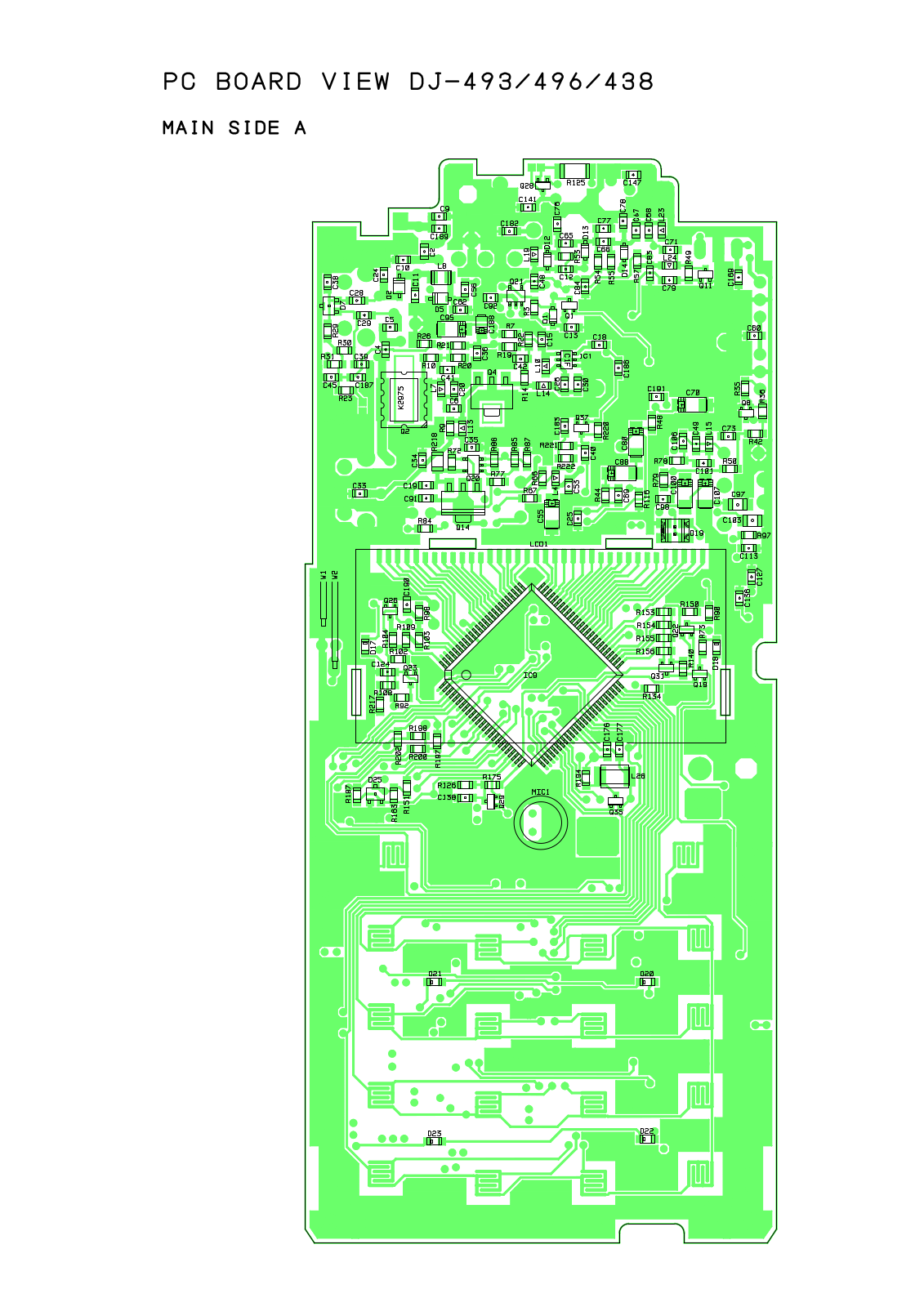 Alinco dj496, a-PCB 493 496 User Manual