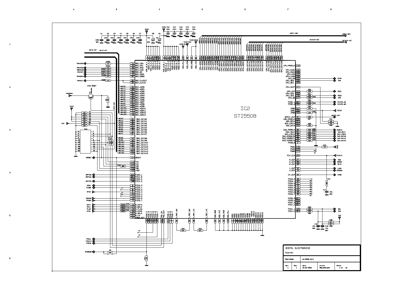 Grundig 2400, 2300, 2310, 2410 Schematic