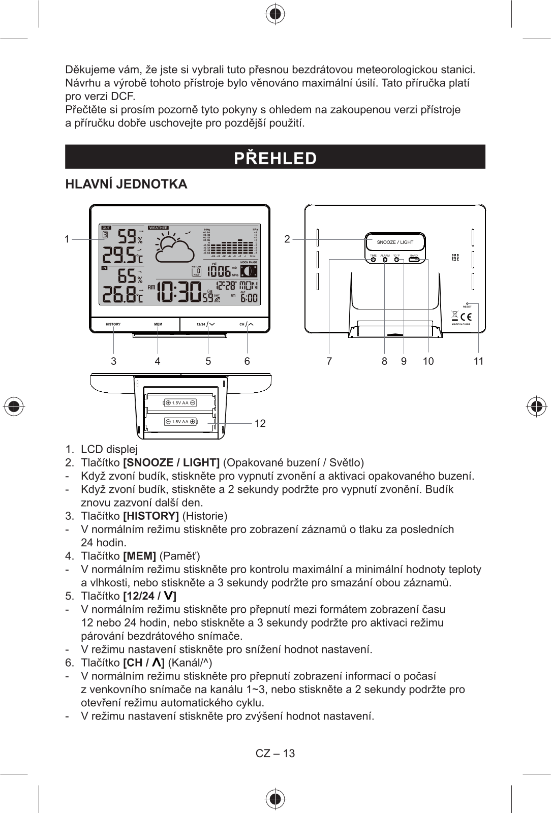 Sencor SWS 5551 User Manual