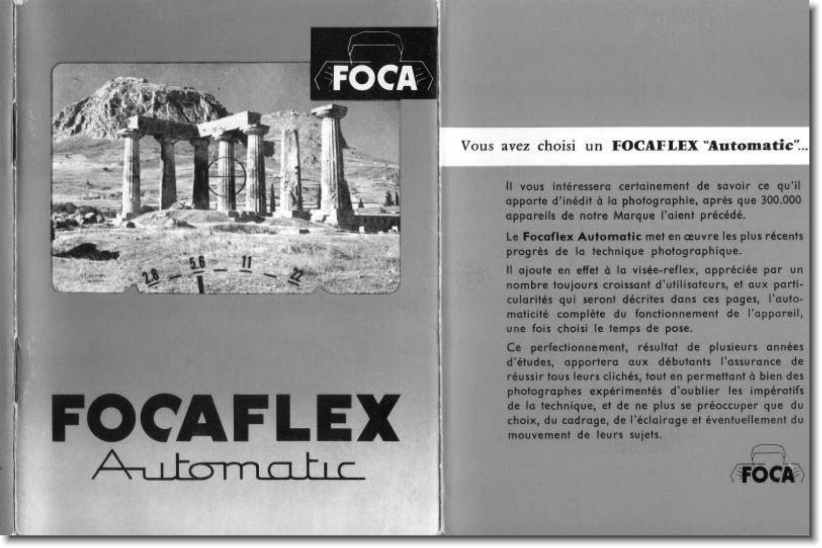 FOCA Focaflex Automatic Instruction Manual - ManualMachine.com