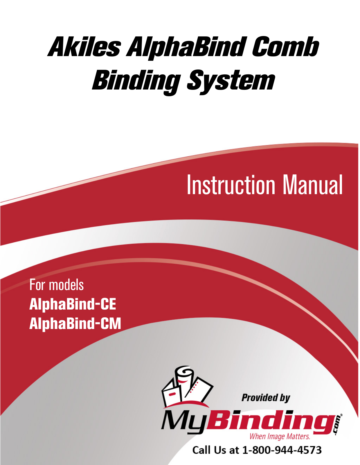 Akiles AlphaBind-CE, AlphaBind-CM User Manual - ManualMachine.com