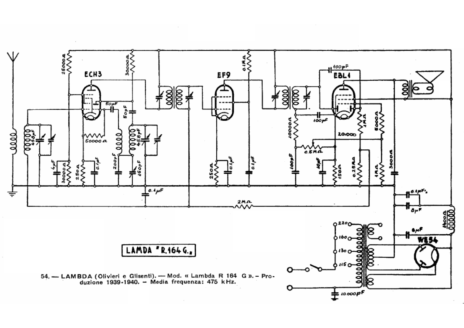 Lambda r164g schematic