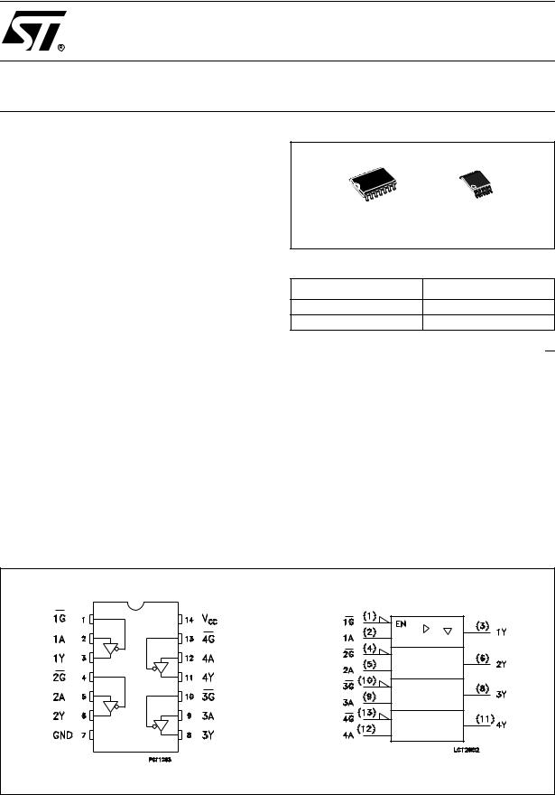 ST 74LVX125 User Manual